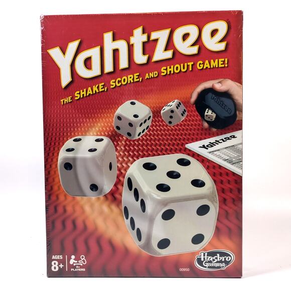Hasbro Classic Yahtzee Dice Game Family Game Toys Kids Fun Activity Adult 2014 - Picture 1 of 3